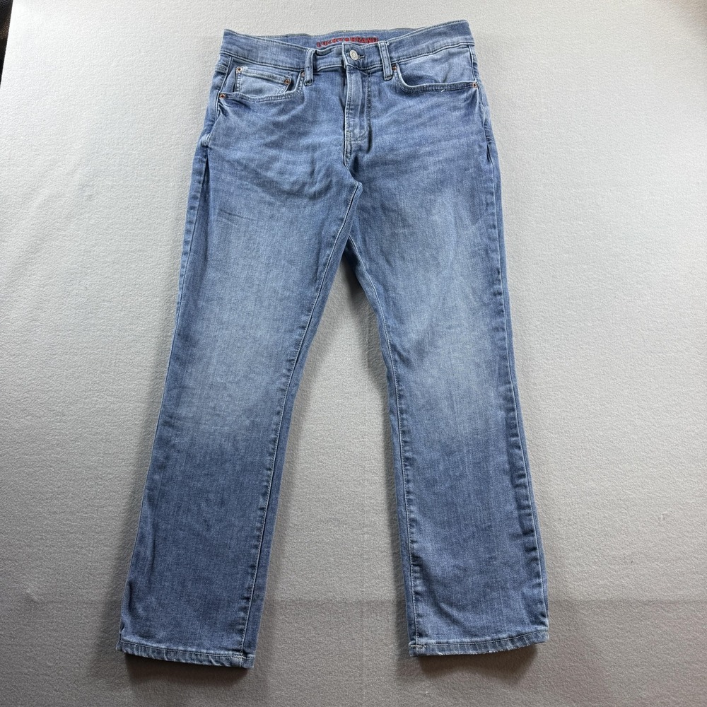 Lucky Brand‎ Jeans Mens 30x29 Blue Medium Wash Straight Stretch Denim Casual